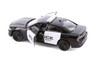 Box of 4 2016 Dodge Charger Pursuit Police, Black/White - Showcasts 24079P/4D - 1/24 Scale Diecast Model Toy Cars