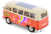 Box of 4 1963 Volkswagen Classical T1 Bus w/Love/Peace Decals, ASSTD - Showcasts 22095A1/4D - 1/24 Scale Diecast Model Toy Cars