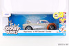 1957 Chevy Corvette w/Bugs Bunny Figure, Looney Tunes - Jada Toys R-23659 - 1/24 scale Diecast Car