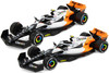 2023 McLaren MCL60 F1 "Monaco GP" 2-Pack, #81 Piastri & #4 Norris - Showcasts 68210D - 1/24 Scale Diecast Model Toy Car