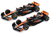 2023 McLaren MCL60 F1 "British GP" 2-Pack, #81 Piastri & #4 Norris - Showcasts 68287D - 1/24 Scale Diecast Model Toy Car