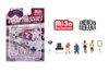 "Behind the Scenes" 7pc Figure Set, ASSTD - American Diorama AD-2426MJ - 1/64 Scale Figurine - Diorama Accessory