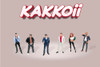 "Kakkoii" 6pc Figure Set, ASSTD - American Diorama AD-2425MJ - 1/64 Scale Figurine - Diorama Accessory