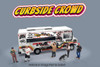 "Curbside Crowd" 6pc Figure Set, ASSTD - American Diorama AD-2429MJ - 1/64 Scale Figurine - Diorama Accessory