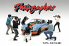 "Photographers" Figure #2, Black/White - Showcasts AD-25302 - 1/24 Scale Resin Diorama Figurine
