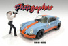 "Photographers" Figure #2, Black/White - Showcasts AD-19302 - 1/18 Scale Resin Diorama Figurine