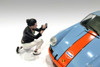 "Photographers" Figure #5, Black/White - Showcasts AD-19305 - 1/18 Scale Resin Diorama Figurine