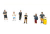 "Influencers" 6pc Figure Set, ASSTD - American Diorama AD-2433MJ - 1/64 Scale Figurine - Diorama Accessory