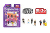 "Influencers" 6pc Figure Set, ASSTD - American Diorama AD-2433MJ - 1/64 Scale Figurine - Diorama Accessory