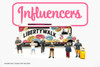 "Influencers" 6pc Figure Set, ASSTD - American Diorama AD-2433MJ - 1/64 Scale Figurine - Diorama Accessory