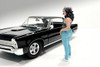 "Muscle Mechanics" Figure #4, Gray/Blue - Showcasts AD-19204 - 1/18 Scale Resin Diorama Figurine