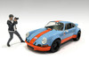 "Photographers" Figure #6, Black/Gray - Showcasts AD-19306 - 1/18 Scale Resin Diorama Figure