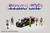 "Cosmo Girls" 6pc Figure Set, ASSTD - American Diorama AD-2437MJ - 1/64 Scale Figurine - Diorama Accessory