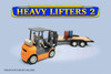 "Heavy Lifters 2" 6pc Figure Set, ASSTD - American Diorama AD-2434MJ - 1/64 Scale Figurine - Diorama Accessory