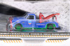 GREEN MACHINE 1969 Chevy  C-30 Dually Wrecker Truck, Dark Blue - Greenlight 46100A - 1/64 scale Diecast Car