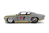 1971 Chevy Chevelle SS "Hurst", Gray/Gold - Jada Toys 36588 - 1/24 Scale Diecast Model Toy Car