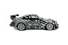 2022 RWB Bodykit #13 "The Zebra", Black w/White Stripes - Solido S1807513 - 1/18 Scale Diecast Model Toy Car