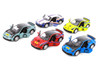 Box of 12 Porsche 911 Rallye Livery Edition, ASSTD - Kinsmart 5467DF/AB - 1/38 Scale Diecast Model Toy Cars