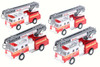 Box of 12 Boston Fire Engine, Red - Showcasts 9921BS - 4.75" Scale Diecast Model Toy Cars