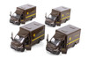 Box of 12 Mercedes-Benz Sprinter UPS Delivery Van, Brown - Kinsmart 5476D - 1/48 Scale Diecast Model Toy Cars