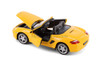 Porsche Boxster S Open Convertible, Yellow - Showcasts® 22479C/4D - 1/24 Scale Diecast Model Toy Car