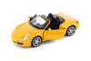Porsche Boxster S Open Convertible, Yellow - Showcasts® 22479C/4D - 1/24 Scale Diecast Model Toy Car