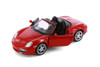 Porsche Boxster S Open Convertible, Red - Showcasts® 22479C/4D - 1/24 Scale Diecast Model Toy Car