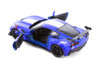 2019 Chevy® Corvette® ZR1 Hardtop, Blue - Showcasts® 71356D - 1/24 Scale Diecast Model Toy Car