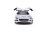 Mercedes-Benz SLS AMG GT3, Silver - Showcasts 77356D - 1/24 Scale Diecast Model Toy Car