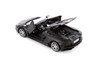 Lamborghini Aventador LP 700-4 Roadster Convertible, Matte Black - Showcasts 37504 - 1/24 Scale Diecast Model Car