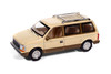 1987 Plymouth Voyager, Light Cream w/Bronze - Auto World AW64512/48B - 1/64 Scale Diecast Model Toy Car