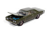1968 Dodge Coronet R/T, Medium Green - Auto World AW64512/48A - 1/64 Scale Diecast Model Toy Car