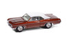 1966 Buick Skylark GS Riviera, Metallic Red w/White Top & Interior - Johnny Lightning JLMC038/48 - 1/64 Scale Diecast Model Toy Car