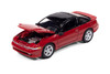 1991 Mitsubishi Eclipse GSX, Maranello Red - Auto World AW64502/12A - 1/64 Scale Diecast Model Toy Car
