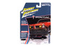 1974 Pontiac GTO, Gloss Black w/GTO RWB Stripes - Johnny Lightning JLMC034/48A - 1/64 Scale Diecast Model Toy Car