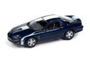 Nickey 2002 Chevy Camaro ZL1, Metallic Blue w/White Stripes - Johnny Lightning JLMC034/48B - 1/64 Scale Diecast Model Toy Car