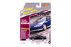 2000 Chevy Monte Carlo SS, Gloss Black w/Silver Checkered Side - Johnny Lightning JLCG033/48B - 1/64 Scale Diecast Model Toy Car