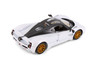 Pagani Utopia Coupe, White - Kinsmart 5483D - 1/36 Scale Diecast Model Toy Car