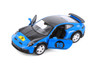 Porsche 911 Rallye Livery Edition, Blue - Kinsmart 5467DF/AB - 1/38 Scale Diecast Model Toy Car