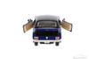 1965 Ford Mustang Soft Top, Blue - Superior 5719 - 1/34 scale diecast model car (1 car, no box)