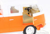 1963 Volkswagen Classical Bus Double Cab Pick Up, Orange - Kinsmart 5387D - 1/34 Scale Diecast Model Toy Car (Brand New, but NOT IN BOX)