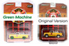 GREEN MACHINE 1981 Chevy K20 Scottsdale w/ Fire Equipment, Yellow - Greenlight 67020B 1/64 scale Diecast Car