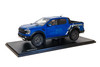2024 Ford Ranger Raptor Pickup Truck, Blue Lightning - Solido S1813902 - 1/18 Scale Diecast Model Toy Car