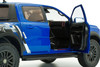 2024 Ford Ranger Raptor Pickup Truck, Blue Lightning - Solido S1813902 - 1/18 Scale Diecast Model Toy Car