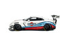 2024 Nissan GT-R (R35) Liberty Walk Body Kit 2.0 "Martini Racing", White - Solido S1805819 - 1/18 Scale Diecast Model Toy Car