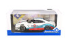 2024 Nissan GT-R (R35) Liberty Walk Body Kit 2.0 "Martini Racing", White - Solido S1805819 - 1/18 Scale Diecast Model Toy Car