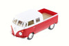 1963 Volkswagen  Bus Dbl Cab-  5387D - 1/34 Scale Diecast Model Toy Car (Brand New, but NOT IN BOX)