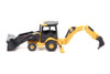 Caterpillar 420E Backhoe Loader, Yellow/Black - Diecast Masters 85973CS - Micro Scale Diecast Model Toy Car