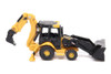 Caterpillar 420E Backhoe Loader, Yellow/Black - Diecast Masters 85973CS - Micro Scale Diecast Model Toy Car