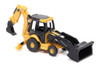 Caterpillar 420E Backhoe Loader, Yellow/Black - Diecast Masters 85973CS - Micro Scale Diecast Model Toy Car